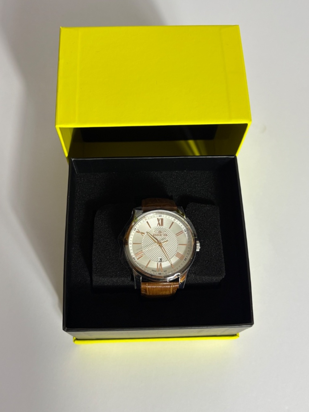 Invicta Celestial Mens Watch 47767 43mm Brown Silver Watches